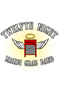 twelfth night mardi gras band logo